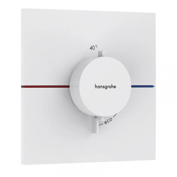 Фото термостатический смеситель для душа hansgrohe shower select comfort e 15574700_vstv