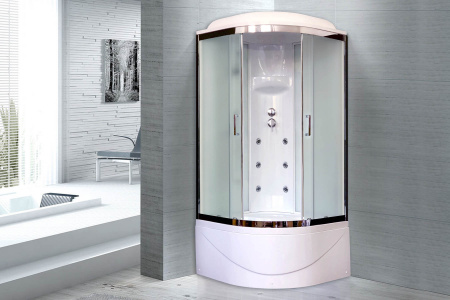 Фото душевая кабина royal bath вк rb90bk3-wc-ch  90x90 см