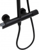 Фото душевая стойка allen brau liberty 5.33007-31 черный матовый
