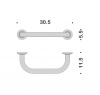 Фото ручка для ванной colombo design complementi b9720