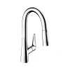 Фото смеситель для кухонной мойки hansgrohe talis 73850000