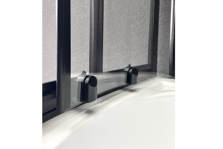 Фото душевое ограждение royal bath hk rb100hk-t-bl 100x100 см