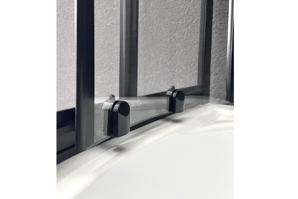 Фото душевое ограждение royal bath hk rb100hk-t-bl 100x100 см