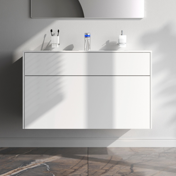 Фото тумба под раковину am.pm inspire v2.0  100 см цвет: белый m50afhx1003wm