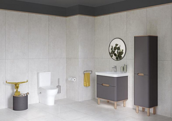 Фото унитаз-компакт с функцией биде и встроенным смесителем vitra zentrum 9012b003-7226