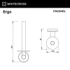 Фото держатель для туалетной бумаги whitecross ergo er2264bl, цвет: черный