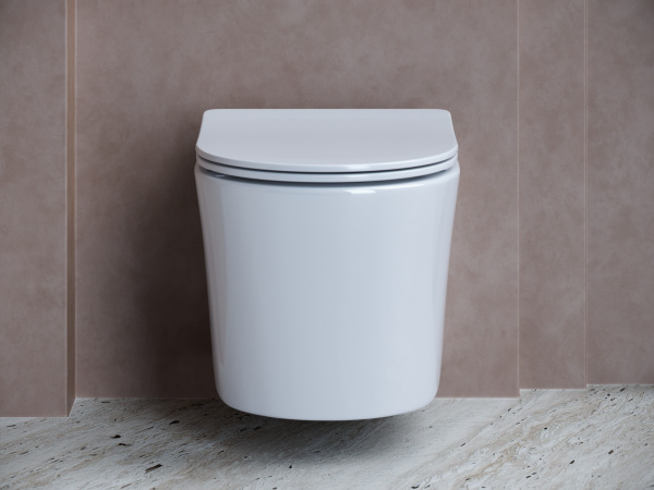 Фото унитаз подвесной, безободковый ceramicanova balearica cn6000