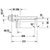 Фото смеситель для раковины duravit circle ce1070004c46
