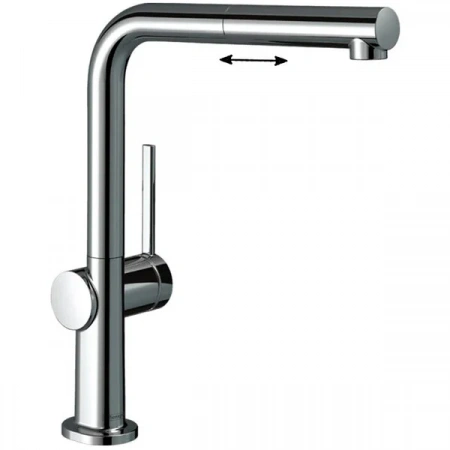 Фото смеситель для кухонной мойки hansgrohe talis 72808000