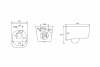 Фото унитаз подвесной abber bequem ac1104mb