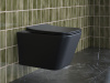 Фото унитаз подвесной, безободковый ceramicanova metric cn3007mb