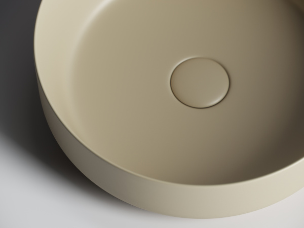 Фото раковина накладная ceramicanova element 39 см, цвет: капучино cn6022mc