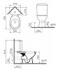 Фото унитаз-компакт vitra arkitekt 9754b003-7200