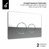 Фото клавиша смыва oliveeka хром ol-r22-cr
