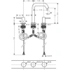 Фото смеситель для раковины hansgrohe tecturis s 73330670