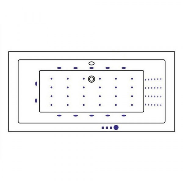 Фото акриловая ванна whitecross savia duo 170x80 см nano 0103.170080.100.nano.gl