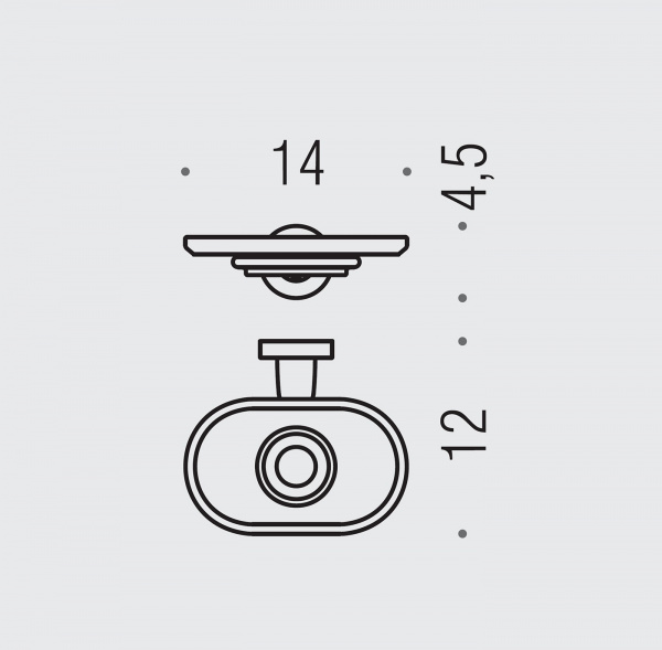 Фото мыльница подвесная colombo design basic b2701