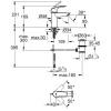 Фото смеситель для раковины grohe eurosmart 33265003