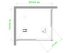 Фото душевое ограждение royal bath hpd rb8090hpd-c 90x80 см