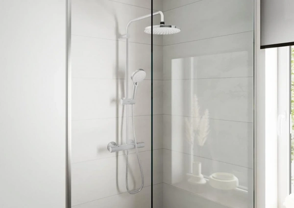 Фото душевая стойка hansgrohe vernis shape 26318000