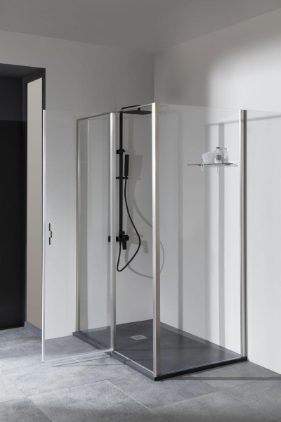 Фото душевая стенка allen brau priority 90 3.31044.ba серебро