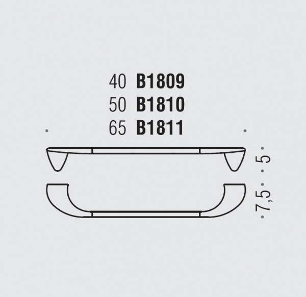 Фото полотенцедержатель colombo design khala 40 см b1809