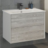 Тумба с раковиной Comforty Женева 75 см 00004137097