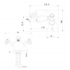 Фото смеситель для биде caprigo adria-classic 03-530-crm