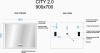 Фото зеркало sancos  city 2.0 90 см ci2.900