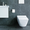 Фото унитаз подвесной безободковый duravit viu 48 см 2525090000