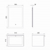 Фото тумба с раковиной comforty ереван 61 см 00-00017879