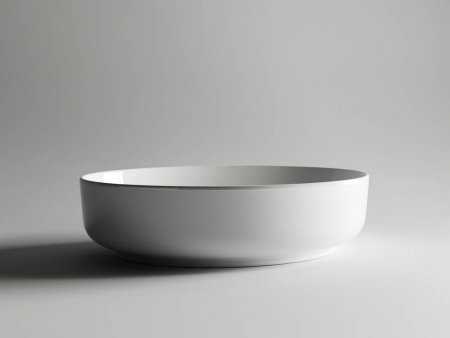 Фото раковина накладная ceramicanova element 55 см, цвет: белый cn5002