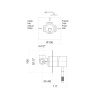 Фото встраиваемый смеситель для душа webert rimini ri880101740