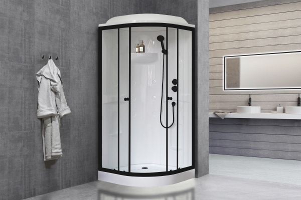 Фото душевая кабина royal bath hk rb90hk1-t-bl 90x90 см