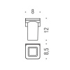 Фото стакан подвесной colombo design forever b2902