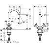 Фото смеситель для кухонной мойки hansgrohe logis 71283000