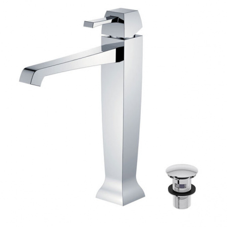 Фото смеситель для раковины caprigo diamante 50-023-crm