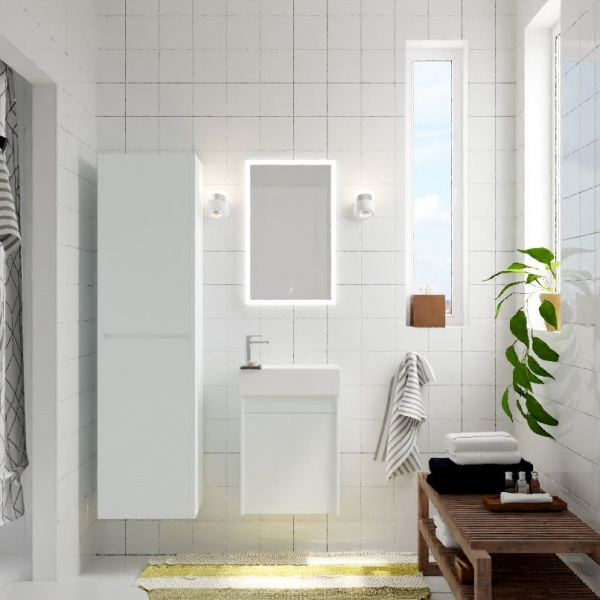 Фото тумба под раковину art&max family 40 см family-400-1d-so-bl