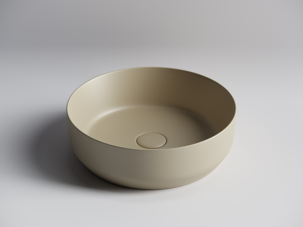 Фото раковина накладная ceramicanova element 39 см, цвет: капучино cn6022mc