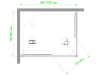 Фото душевое ограждение royal bath hpd rb8100hpd-c 100x80 см