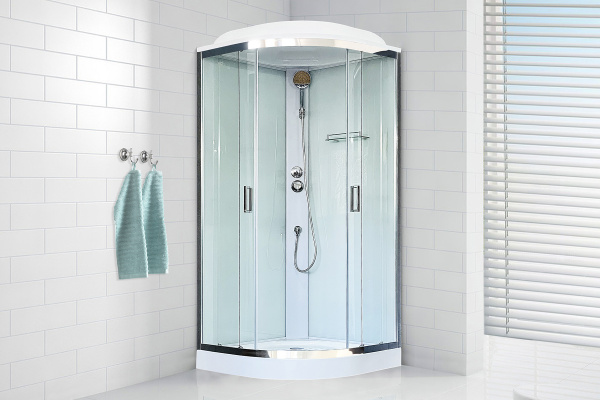 Фото душевая кабина royal bath hk rb90hk5-wt-ch 90x90 см