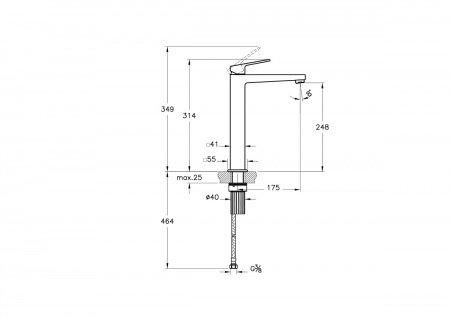 Фото смесители для раковины vitra minimax square a4372425exp цвет золото