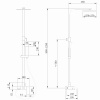 Фото душевая стойка abber wasserfal af8616g