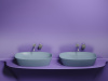 Фото раковина накладная ceramicanova element 60 см, цвет: серый cn6049mhl
