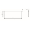 Фото фронтальная панель  для ванны am.pm x-joy 150х70 см
