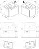 Фото тумба под раковину ravak 10° 65 см x000000750