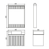 Фото тумба с раковиной comforty марсель 60 см 00-00012272
