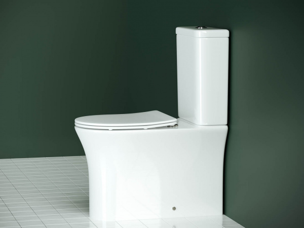 Фото унитаз-компакт, безободковый без бачка ceramicanova star cn1904-b