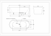 Фото акриловая ванна belbagno bb71-1800-nero 180x80 см