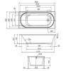 Фото акриловая ванна am.pm x-joy 150x70 см w94a-150-070w-a